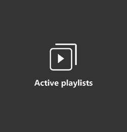 Active playlists